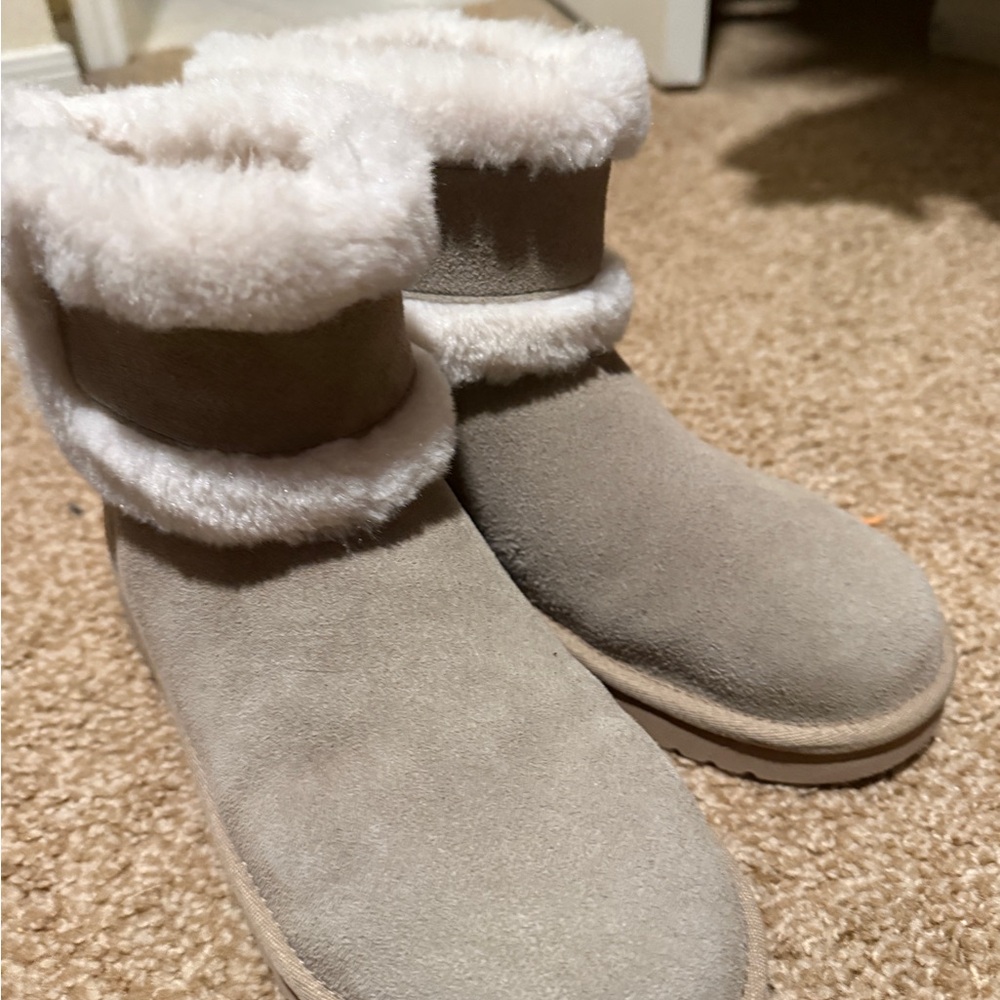 Cozy Suede Fur-Lined Boots